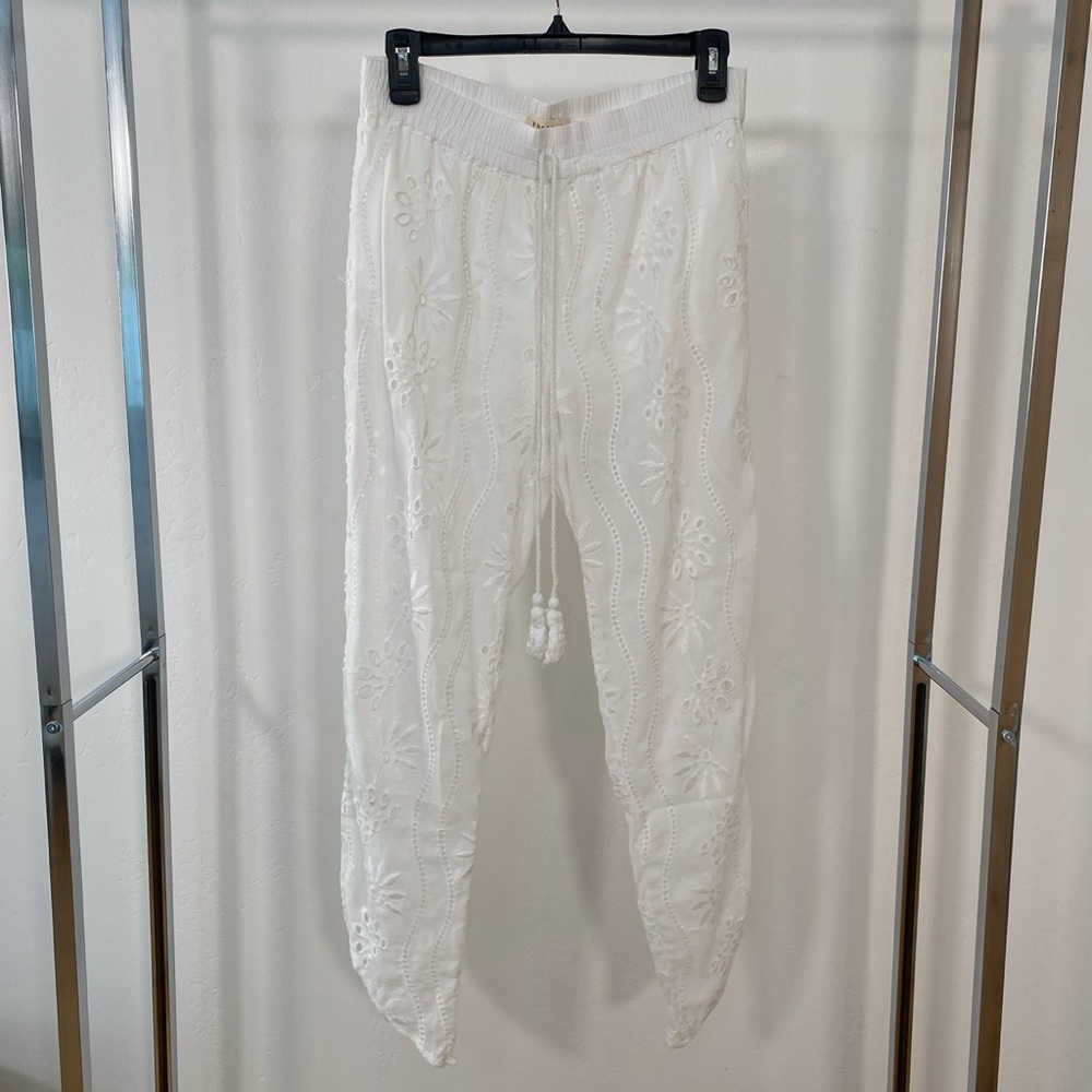 White Coverup Pants